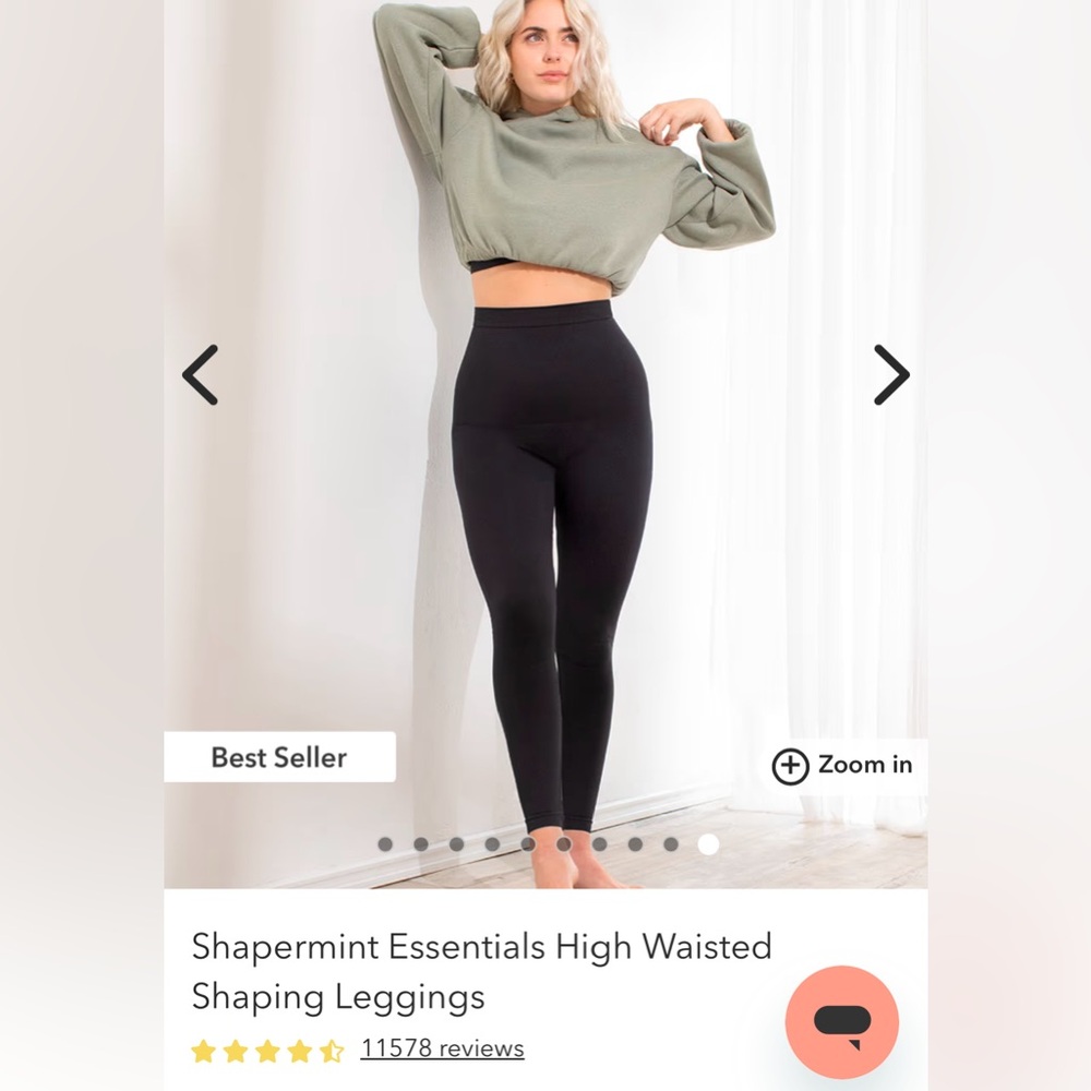 New Shapermint shapewear leggings, size small